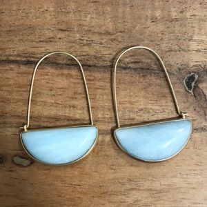 Aquamarine Dangling Earrings